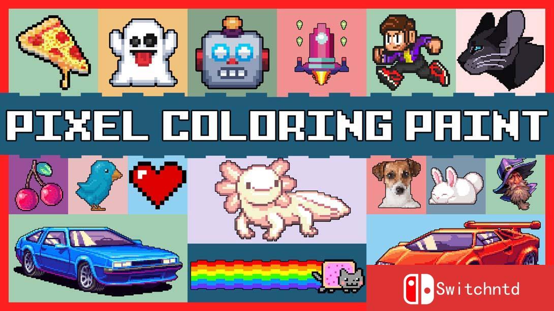 【美版】像素着色涂料 .Pixel Coloring Paint 英语