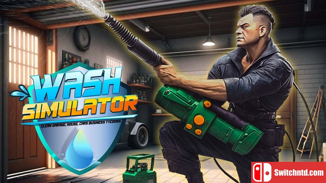 【美版】清洗模拟器-清洁车库 Wash Simulator – Clean Garage, House, Cars Business Tycoons 英语