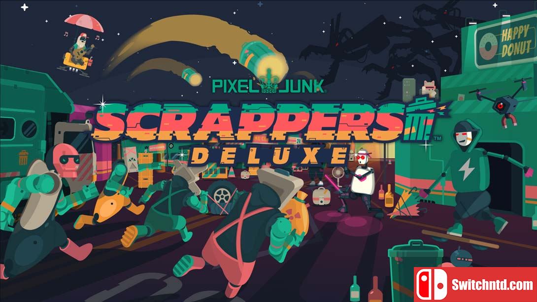 【美版】像素垃圾 回收者 .PixelJunk Scrappers 中文