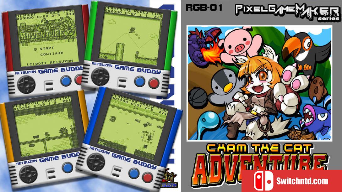 像素游戏制作大师 可汗喵大冒险  Pixel Game Maker Series CHAM THE CAT ADVENTURE