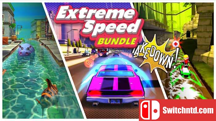 Extreme Speed Bundle Go! Fish Go! Adrenaline Rush, Jet Ski Rush