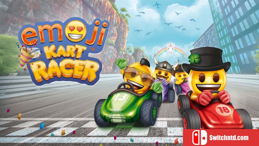 【美版】emoji卡丁车 emoji Kart Racer 中文