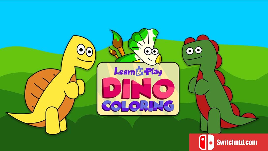 【美版】Learn & Play: Dino Coloring 英语