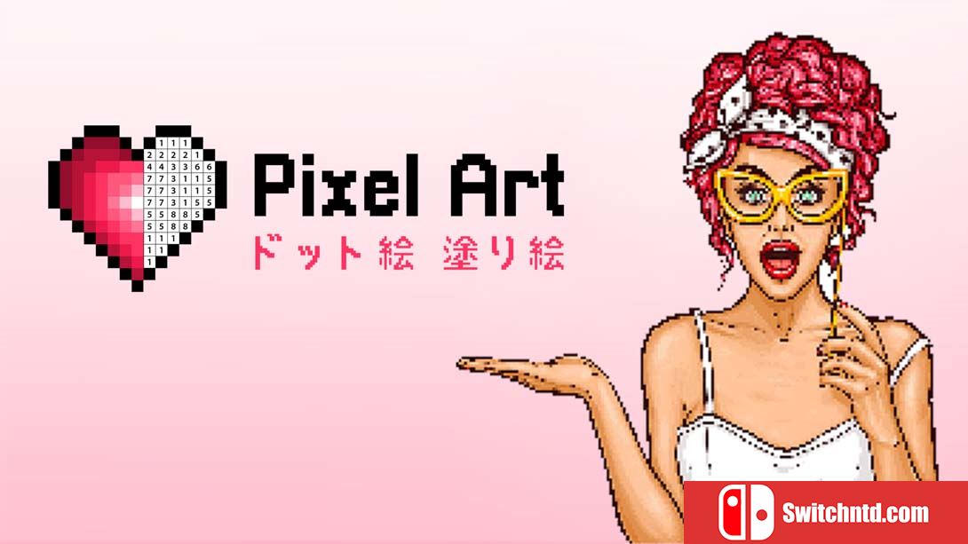 【美版】Pixel Art Coloring book 中文