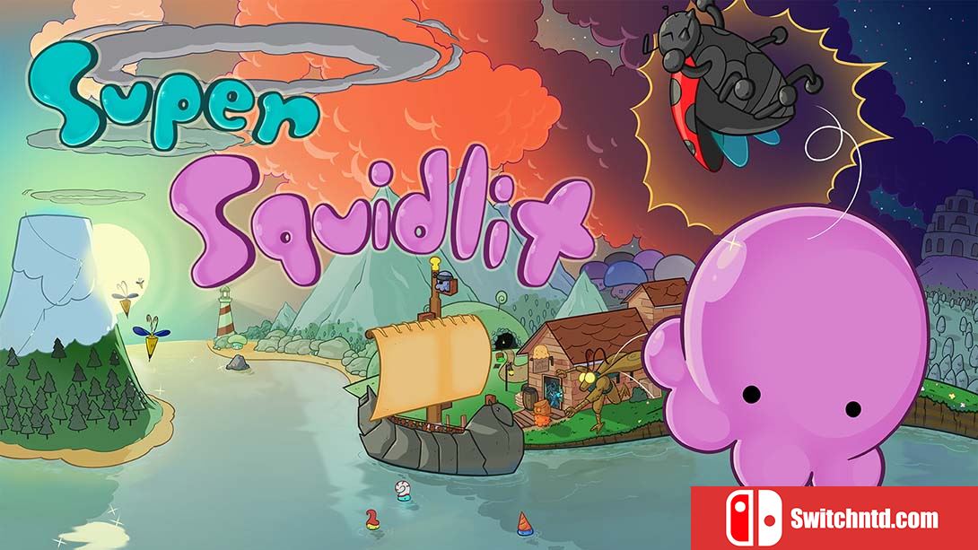 超级鱿鱼 Super Squidlit 英语