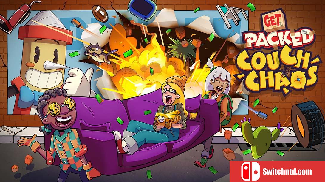 【美版】混乱拆迁 Get Packed: Couch Chaos 中文