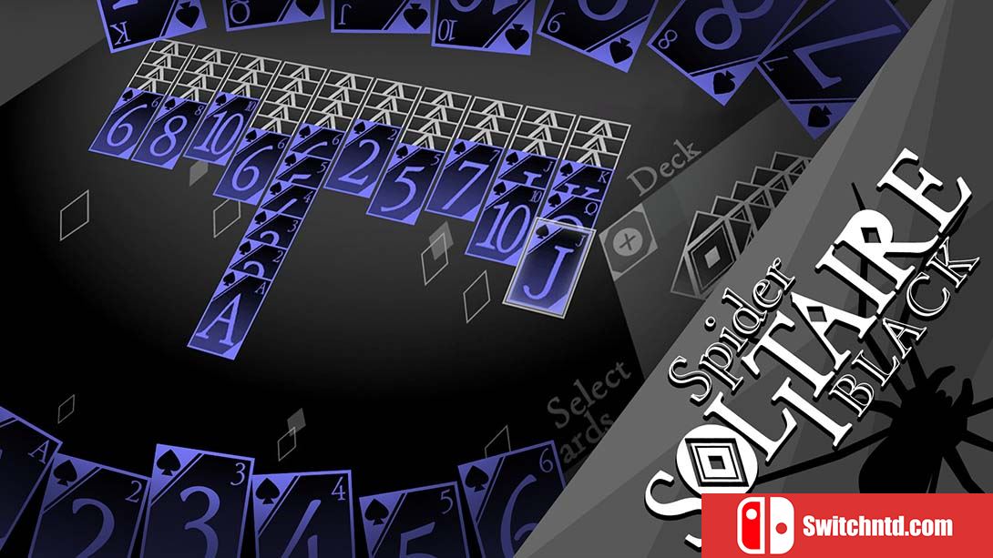【美版】蜘蛛纸牌 黑 .SpiderSolitaire BLACK 英语