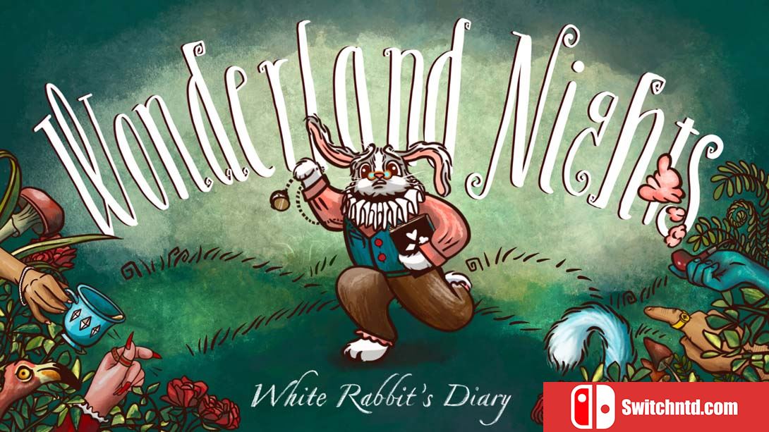 【美版】仙境之夜:白兔奇幻记 Wonderland Nights: White Rabbit’s Diary 英语