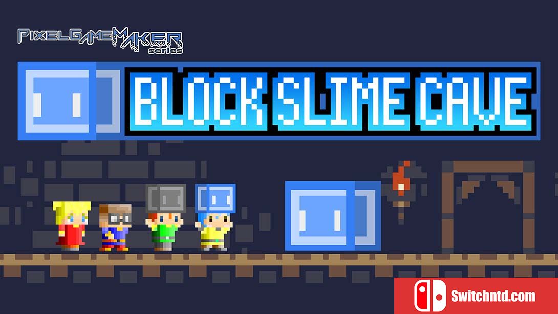 像素游戏制作者系列：BLOCK SLIME CAVE Pixel Game Maker Series BLOCK … 英语