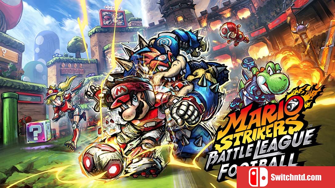 【美版】马里奥激战前锋:战斗联赛 Mario Strikers: Battle League First Kick 中文