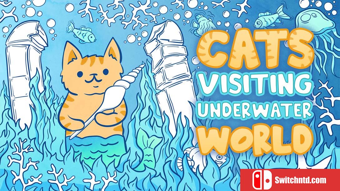 【美版】猫咪拜访海底世界 .Cats Visiting Underwater World 中文