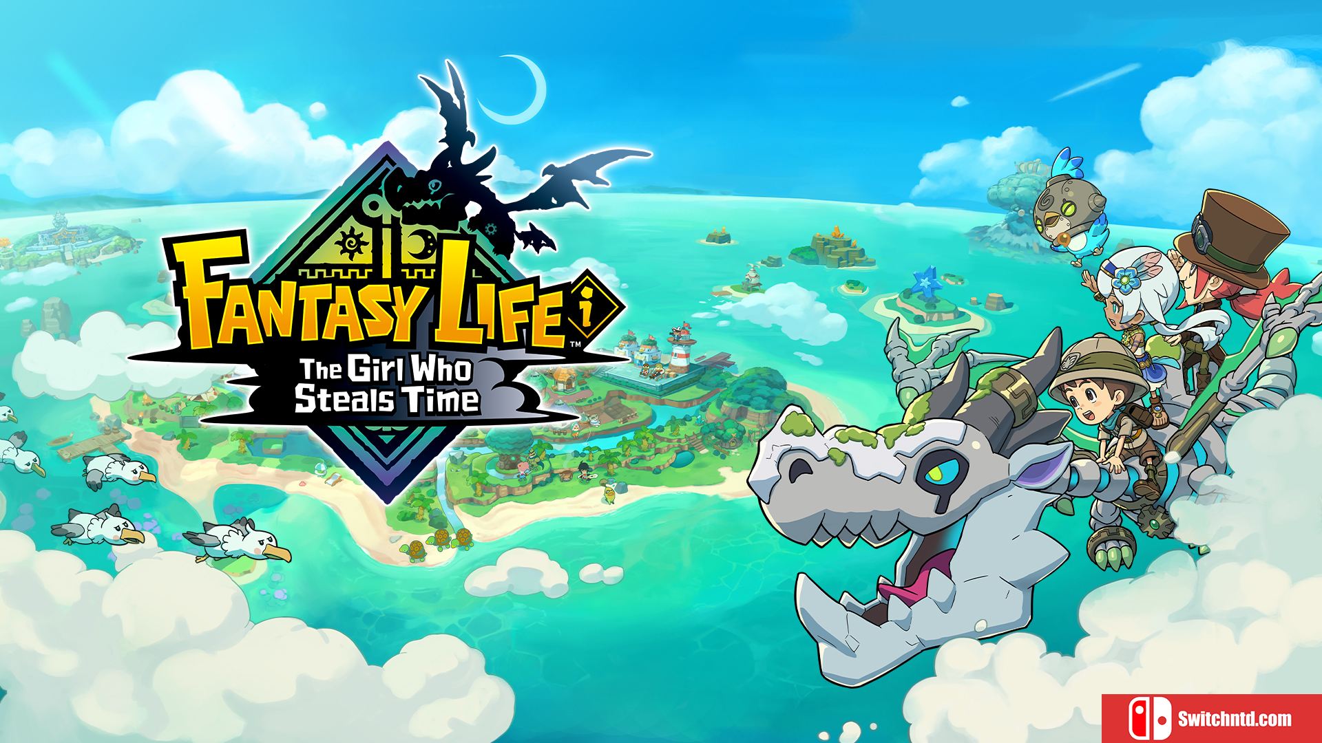 【美版】幻想生活ｉ 转圈圈的龙和偷取时间的少女 .FANTASY LIFE i: The Girl Who Steals Time 中文