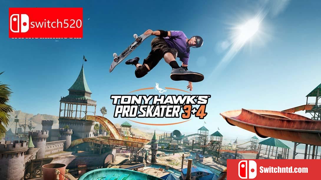 【美版】托尼霍克职业滑板3+4 .Tony Hawks Pro Skater 3 Plus 4 英语